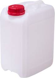 Канистра пластиковая штабелируемая, 5 л, 190х144х255 мм, белый [3833]