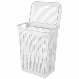 Корзина для белья 30л, белый