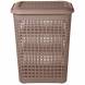 Корзина для белья 30л, коричневый