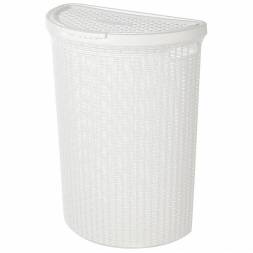 Корзина для белья Eco Style, 45л, белый