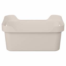 Ящик с крышкой универсальный Luxe, 4,6л, светло-бежевый