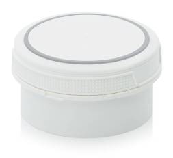 Банка 0,3 л с внутренней крышкой, белая