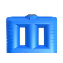 Емкость пластиковая прямоугольная для хранения воды, жидкостей и дизельного топлива, 1500 л, синий [TSN1500S13]