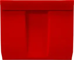 Ящик (лоток) пластиковый сплошной, 250x150x130 мм, 4.88 л, красный [5002]